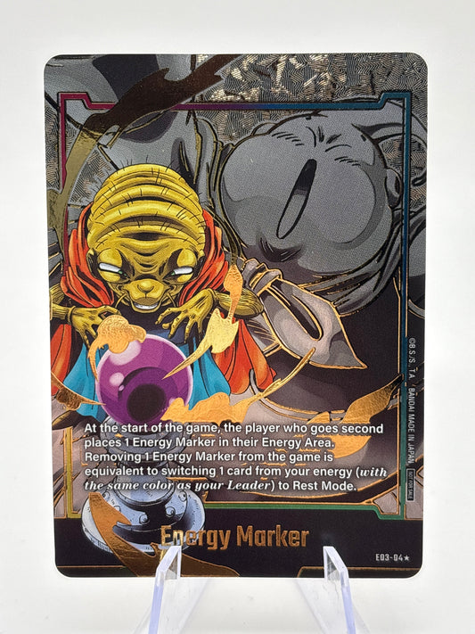 Dragon Ball Super Fusion World - Energy Marker Babidi / Majin Buu E03-04 Alt Art NM (1) FRENLY BRICKS - Open 7 Days