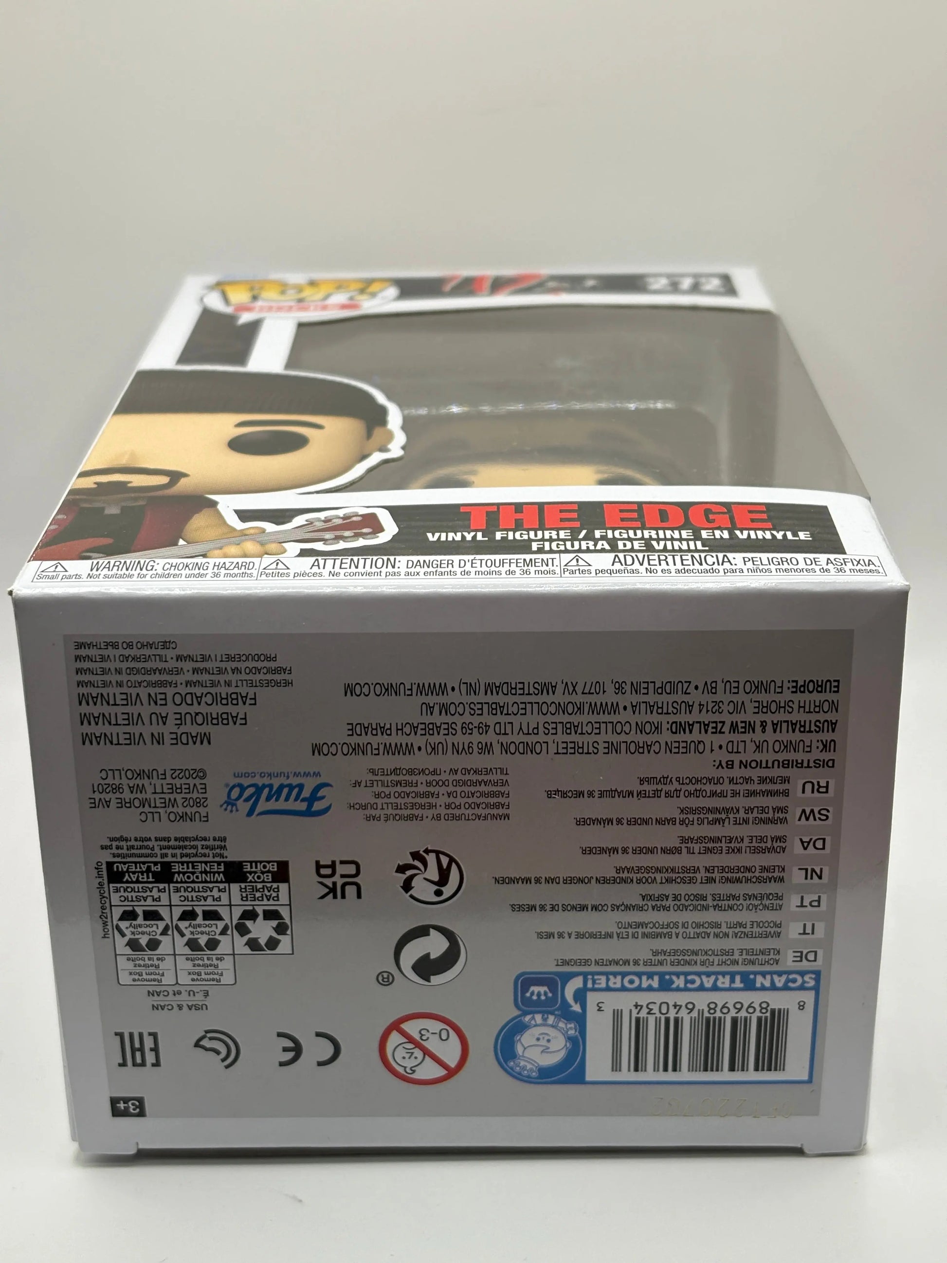Funko POP! Rocks U2 #272 The Edge FRENLY BRICKS - Open 7 Days