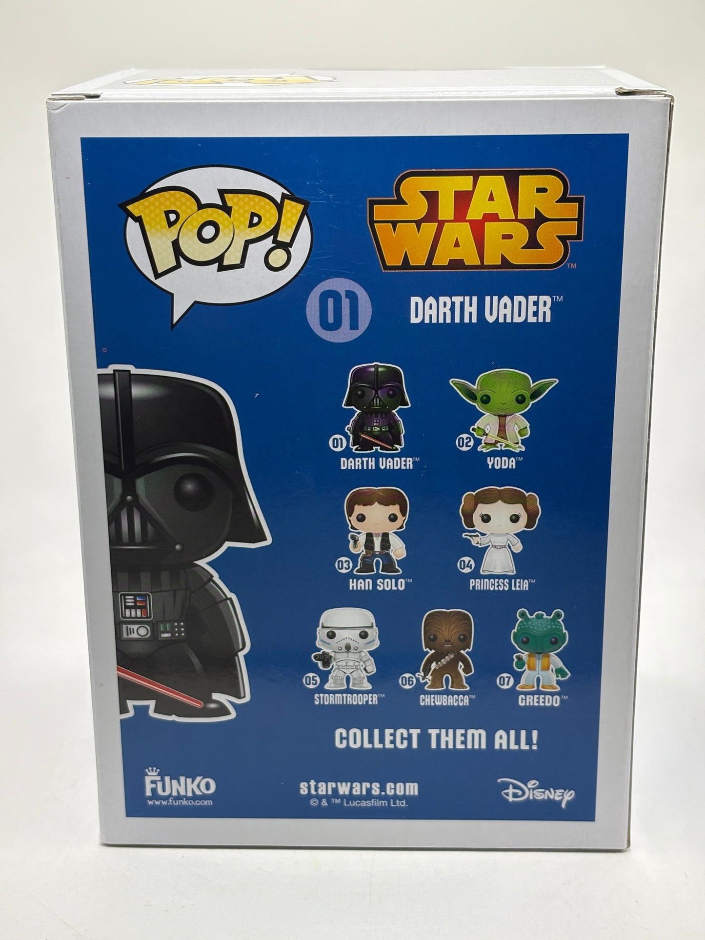 Funko POP! Star Wars #01 Darth Vader Chrome Vinyl Bobble Head 2016 FRENLY BRICKS - Open 7 Days
