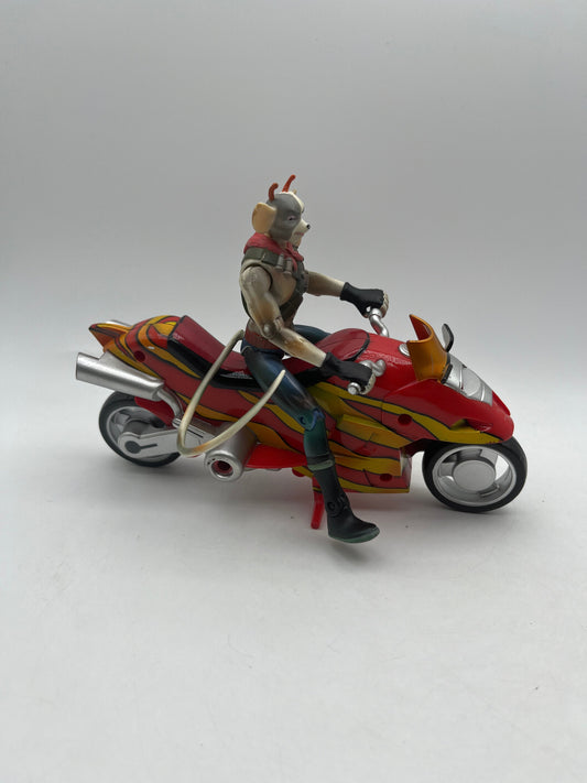Biker Mice From Mars Vinnie Brown Bandolier 6" Action Figure 2006 Galoob & Bike FRENLY BRICKS - Open 7 Days