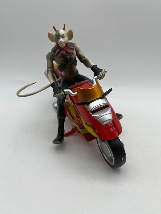 Biker Mice From Mars Vinnie Brown Bandolier 6" Action Figure 2006 Galoob & Bike FRENLY BRICKS - Open 7 Days