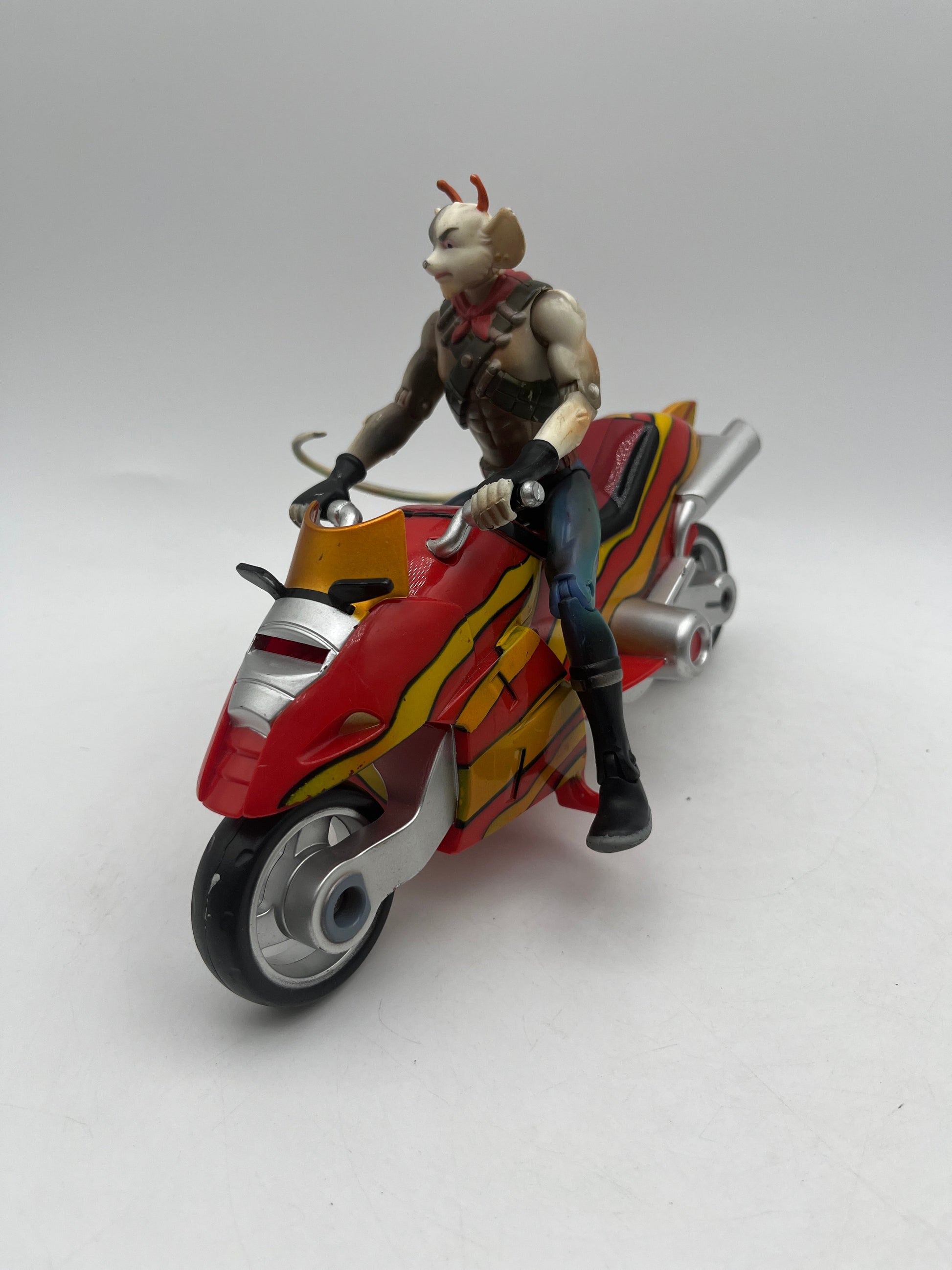 Biker Mice From Mars Vinnie Brown Bandolier 6" Action Figure 2006 Galoob & Bike FRENLY BRICKS - Open 7 Days