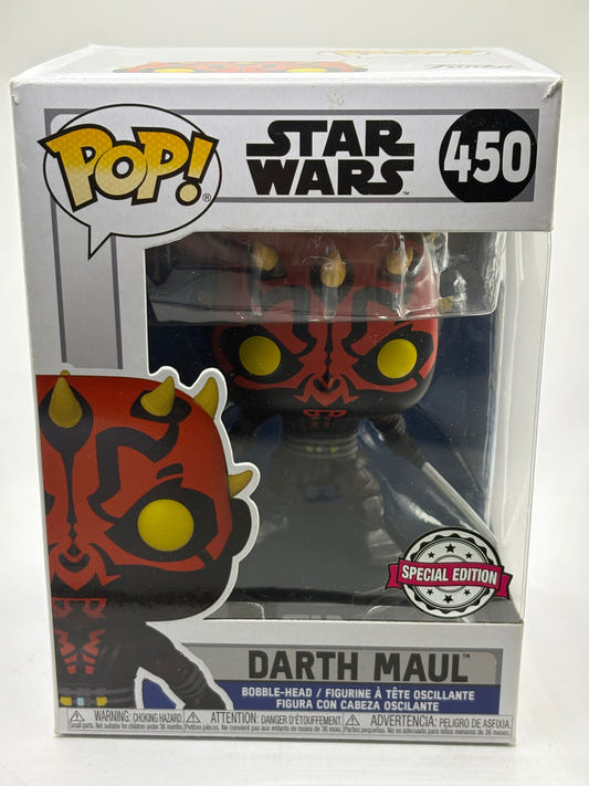 Funko POP! Star Wars #450 Darth Maul Special Edition Bobble Head FRENLY BRICKS - Open 7 Days