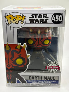 Funko POP! Star Wars #450 Darth Maul Special Edition Bobble Head