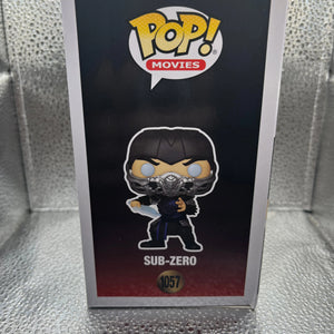 Funko POP - Movies - Mortal Kombat - Sub Zero (Glow in the Dark) #1057 FRENLY BRICKS - Open 7 Days