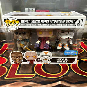 Funko POP! Star Wars Tarfful Unhooded Emperor Utapau Clone Trooper 3-Pack Figure FRENLY BRICKS - Open 7 Days