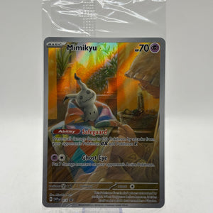 Pokemon TCG SVP Promos - Mimikyu SVP075 Black Star Illustration Rare Sealed FRENLY BRICKS - Open 7 Days
