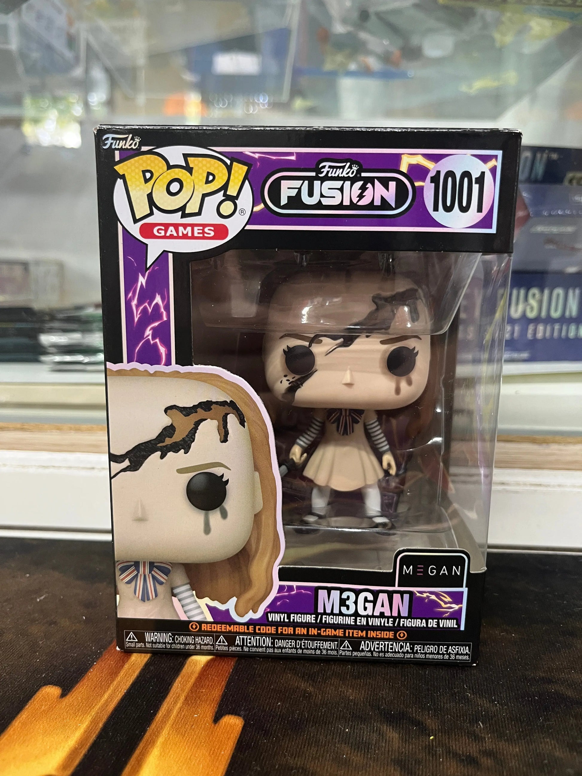 Funko Pop! Fusion #1001 M3gan MEGAN FRENLY BRICKS - Open 7 Days