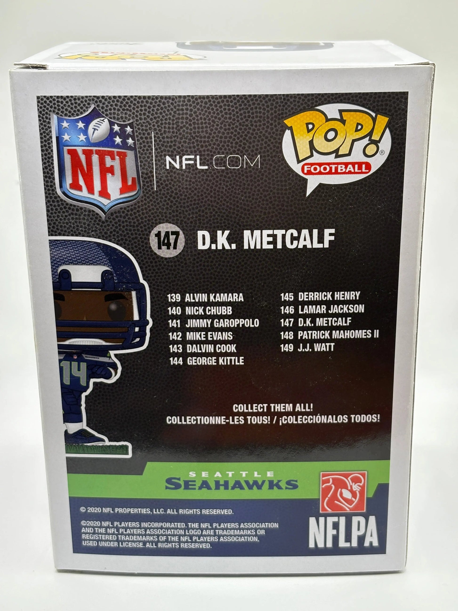 Funko POP! Football Seattle Seahawks #147 D.K. Metcalf FRENLY BRICKS - Open 7 Days