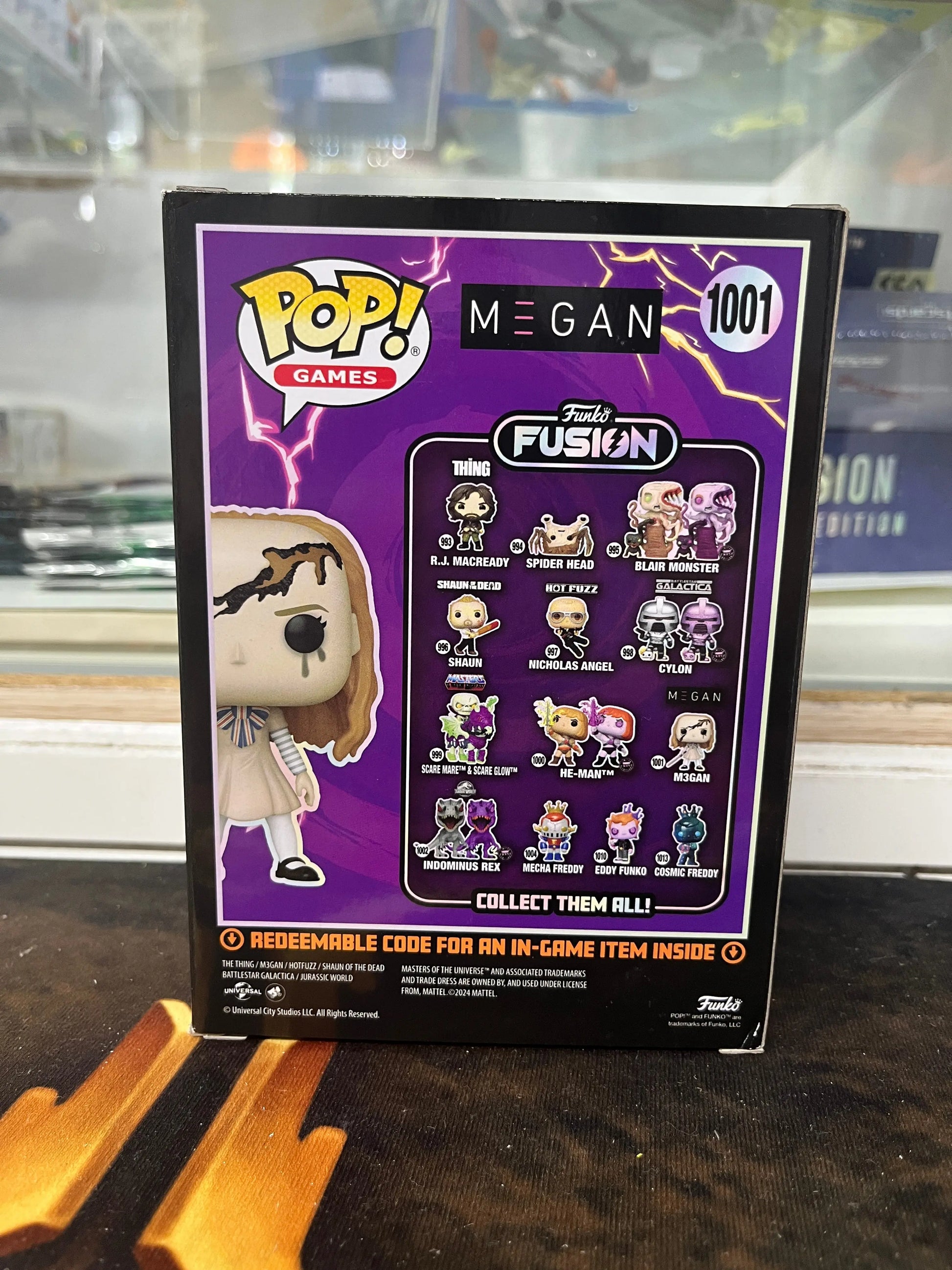 Funko Pop! Fusion #1001 M3gan MEGAN FRENLY BRICKS - Open 7 Days