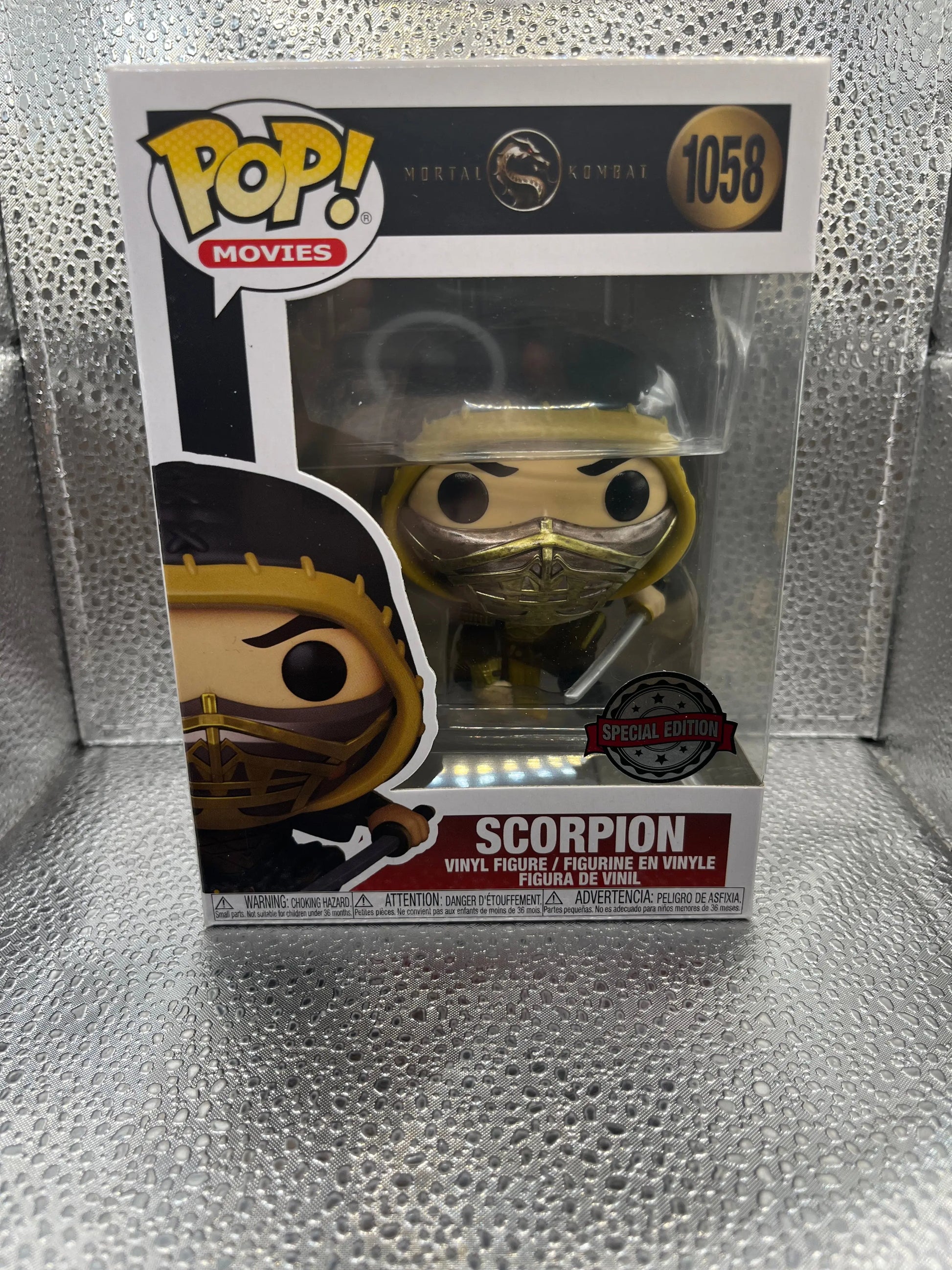 Funko POP - Movies - Mortal Kombat - Scorpion #1058 FRENLY BRICKS - Open 7 Days