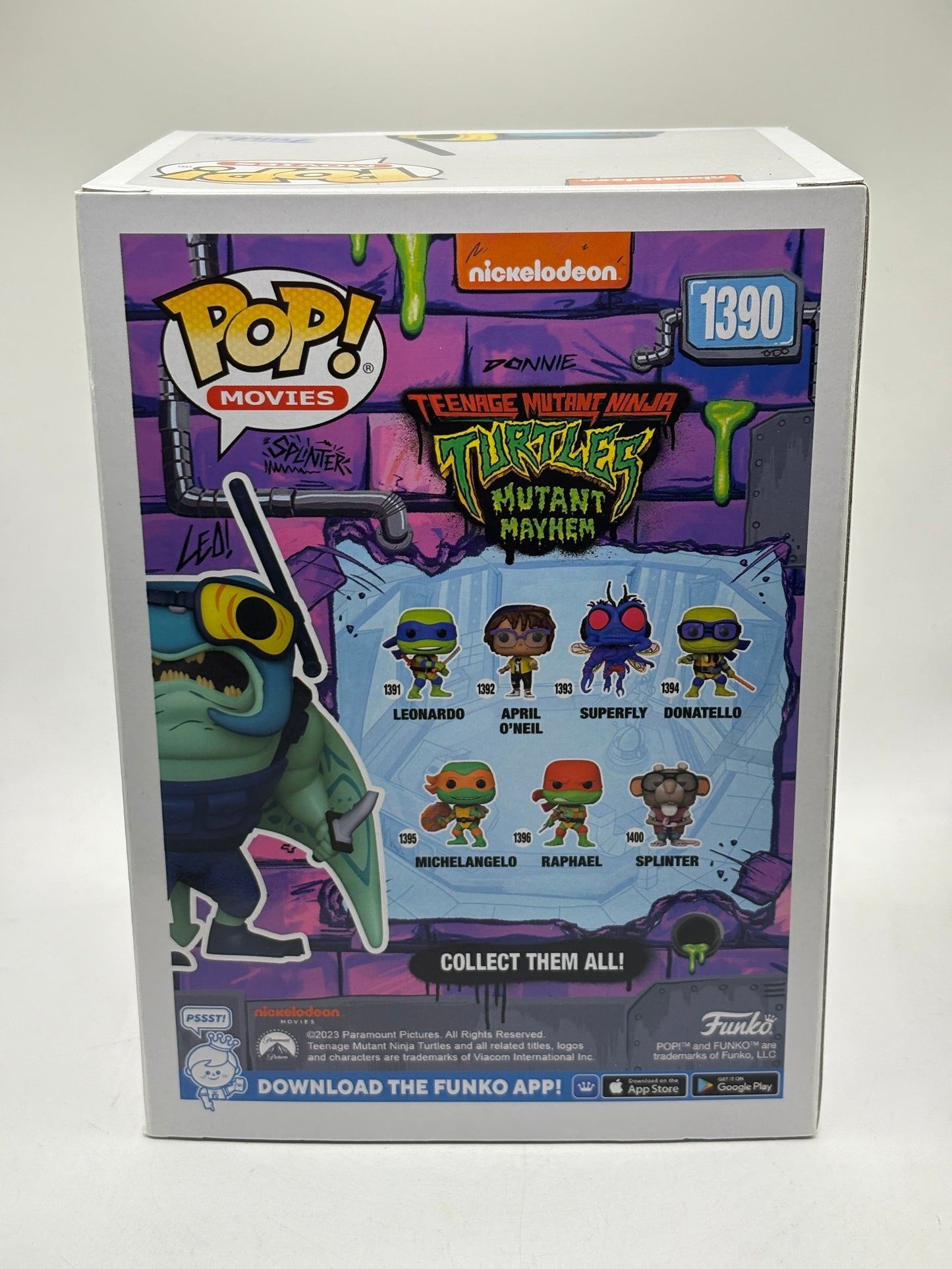 Funko POP! Movies TMNT Mutant Mayhem #1390 Ray Fillet 2023 Fall Con Limited FRENLY BRICKS - Open 7 Days