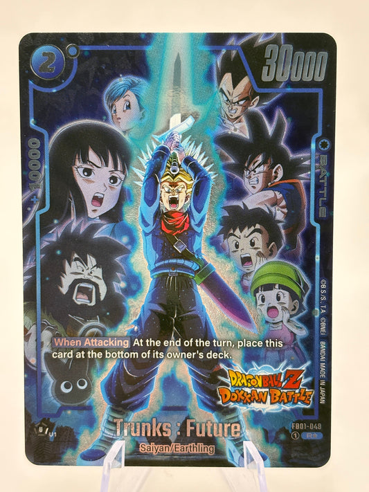 Dragon Ball Super Fusion World - Trunks Future FB01-049 Rare Alt Art Dokkan FRENLY BRICKS - Open 7 Days
