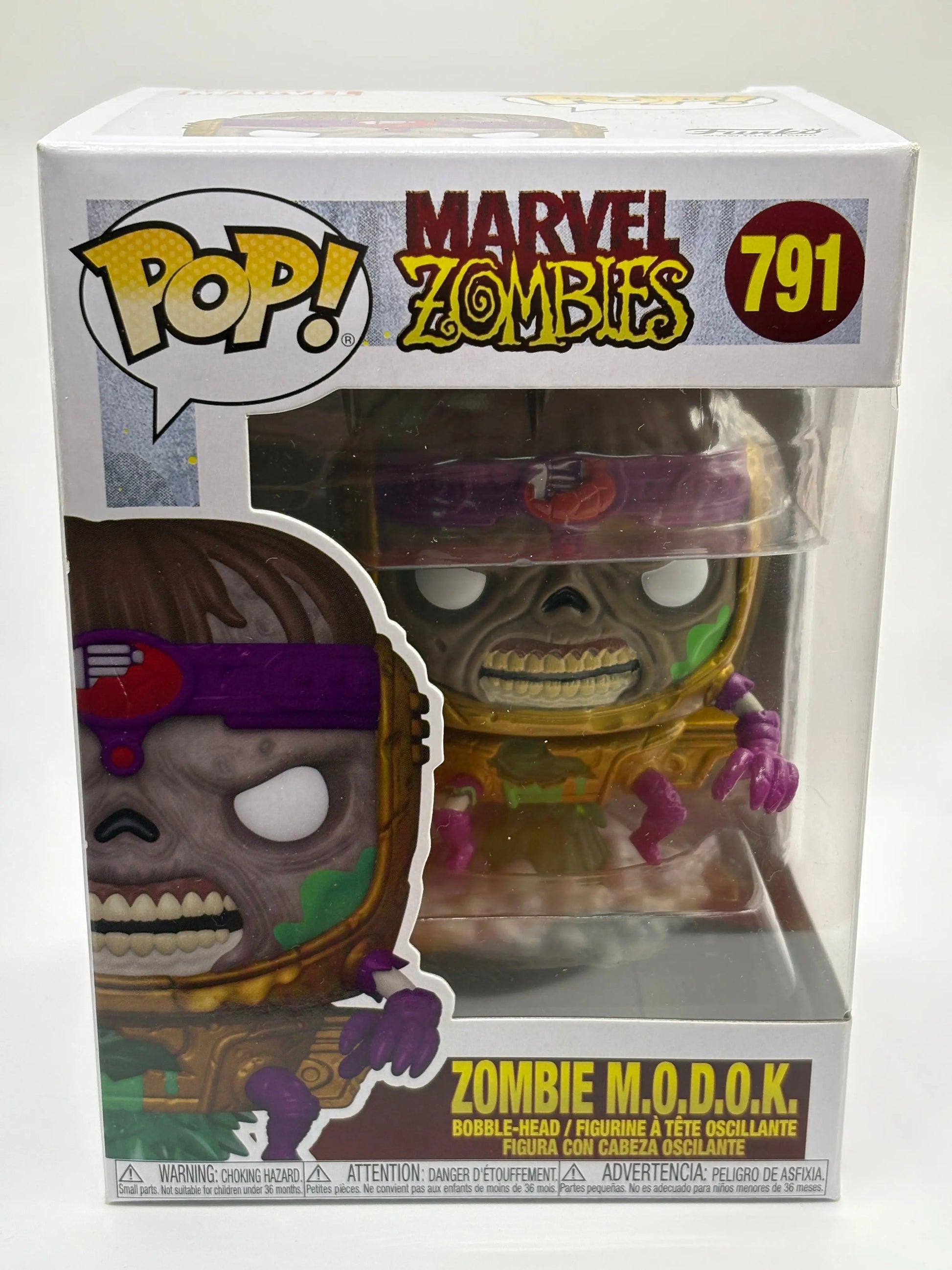 Funko POP! Marvel Zombies #791 Zombie M.O.D.O.K FRENLY BRICKS - Open 7 Days