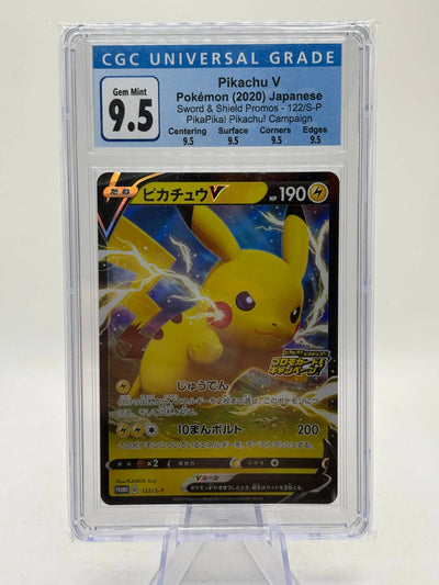 Pokémon TCG SWSH Promo - Pikachu 122/s-p Stamped CGC 9.5 Gem