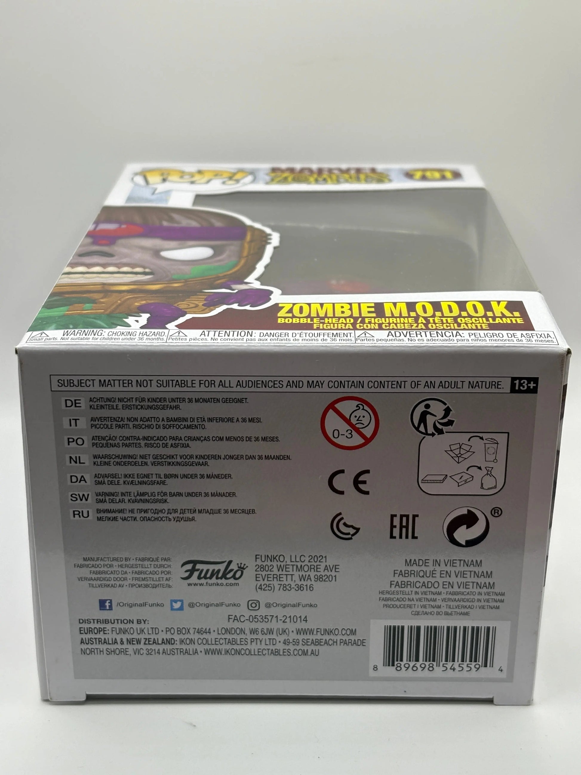 Funko POP! Marvel Zombies #791 Zombie M.O.D.O.K FRENLY BRICKS - Open 7 Days