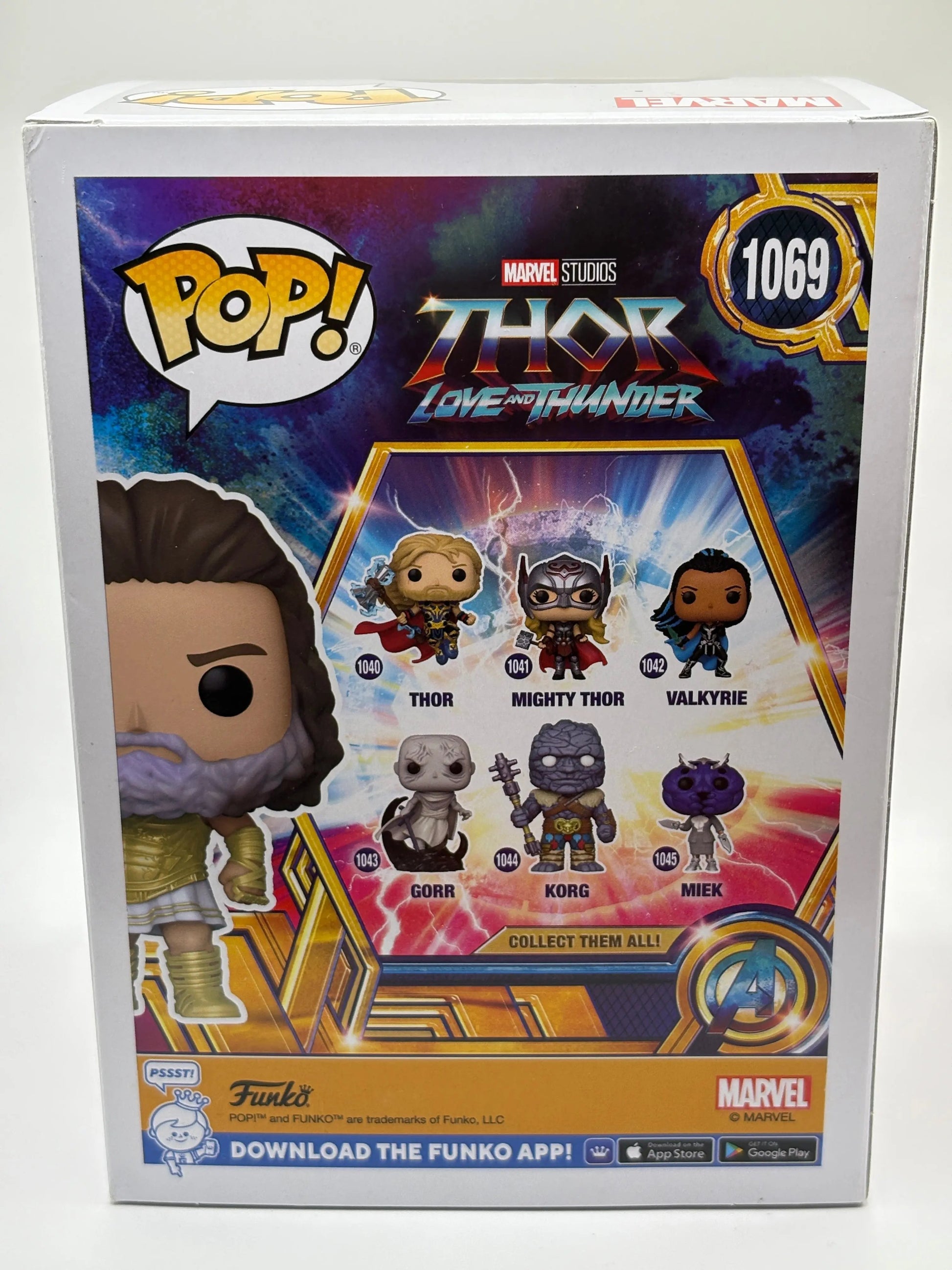 Funko POP! Marvel Thor Love and Thunder #1069 Zeus FRENLY BRICKS - Open 7 Days