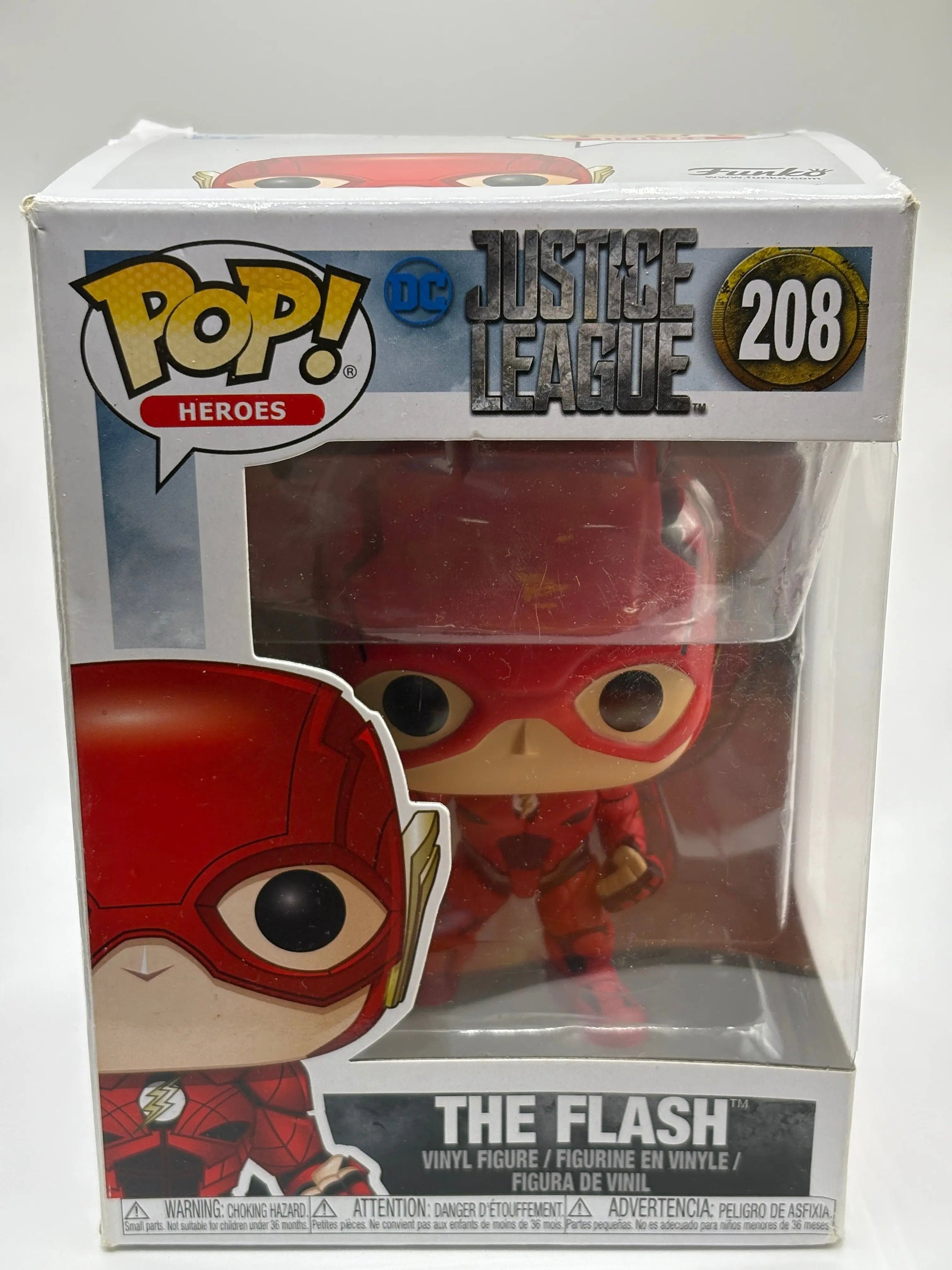 Funko POP! Heroes DC Justice League #208 The Flash FRENLY BRICKS - Open 7 Days