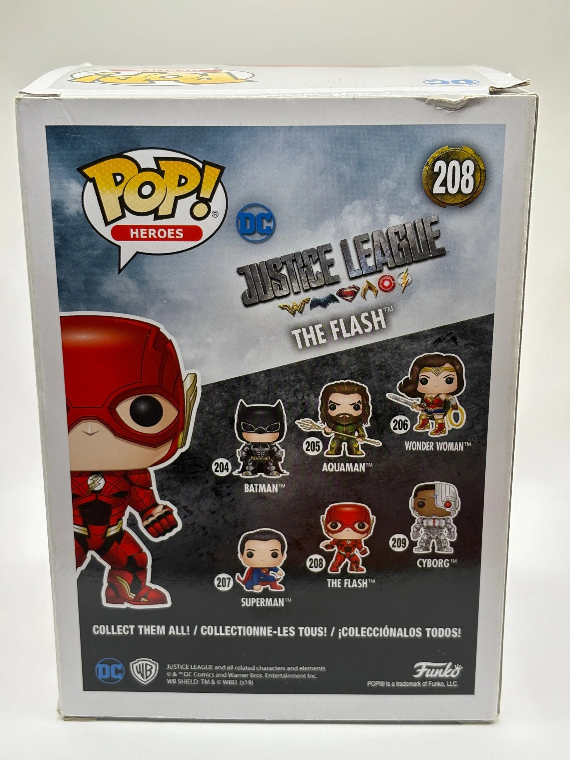 Funko POP! Heroes DC Justice League #208 The Flash FRENLY BRICKS - Open 7 Days