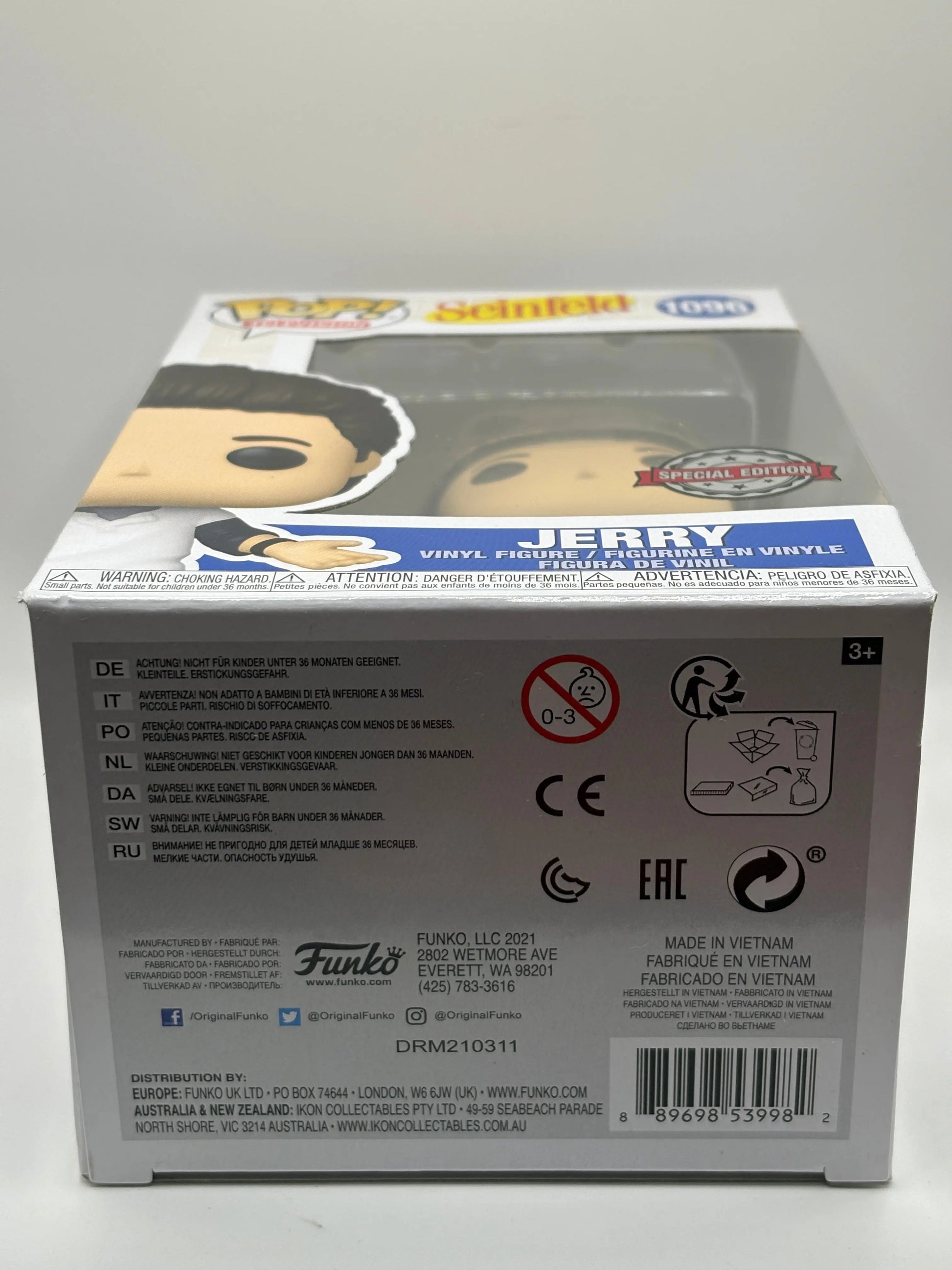 Funko POP! Television Seinfeld #1096 Jerry Special Edition FRENLY BRICKS - Open 7 Days