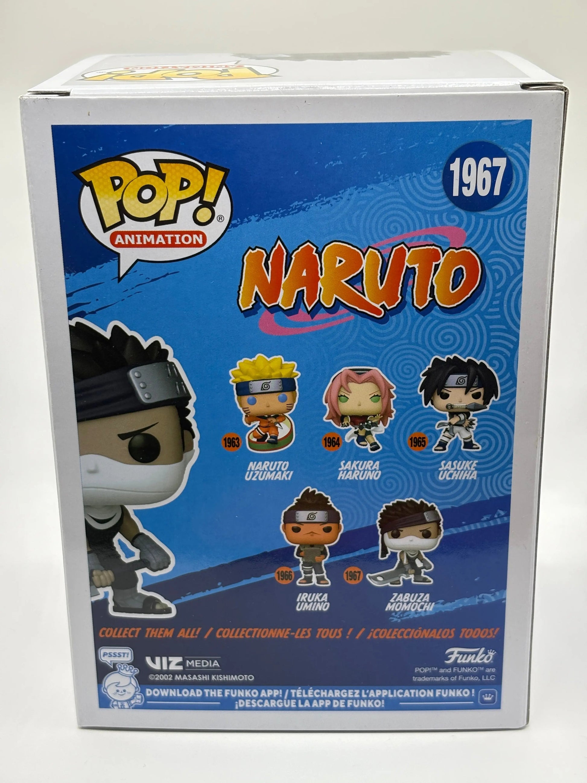 Funko POP! Animation Naruto #1967 Zabuza Momochi FRENLY BRICKS - Open 7 Days