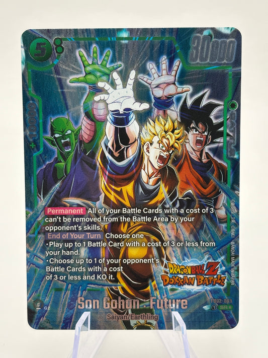 Dragon Ball Super Fusion World - Son Gohan : Future FB02-089 SR Alt Art NM (2) FRENLY BRICKS - Open 7 Days