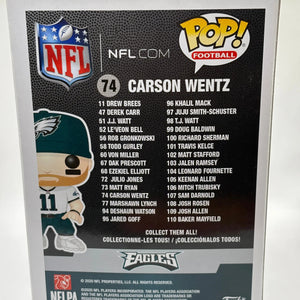 Funko POP! Football Eagles #74 Carson Wentz FRENLY BRICKS - Open 7 Days