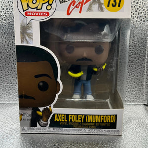 Funko POP - Movies - Beverly Hills Cop - Axel Foley (Mumford) #737 FRENLY BRICKS - Open 7 Days