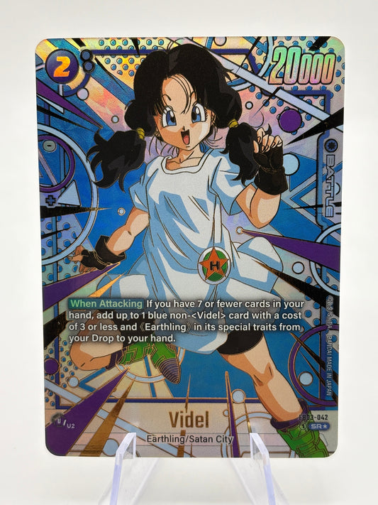 Dragon Ball Super Fusion World - Videl FB03-042 SR Alt Art Nm FRENLY BRICKS - Open 7 Days
