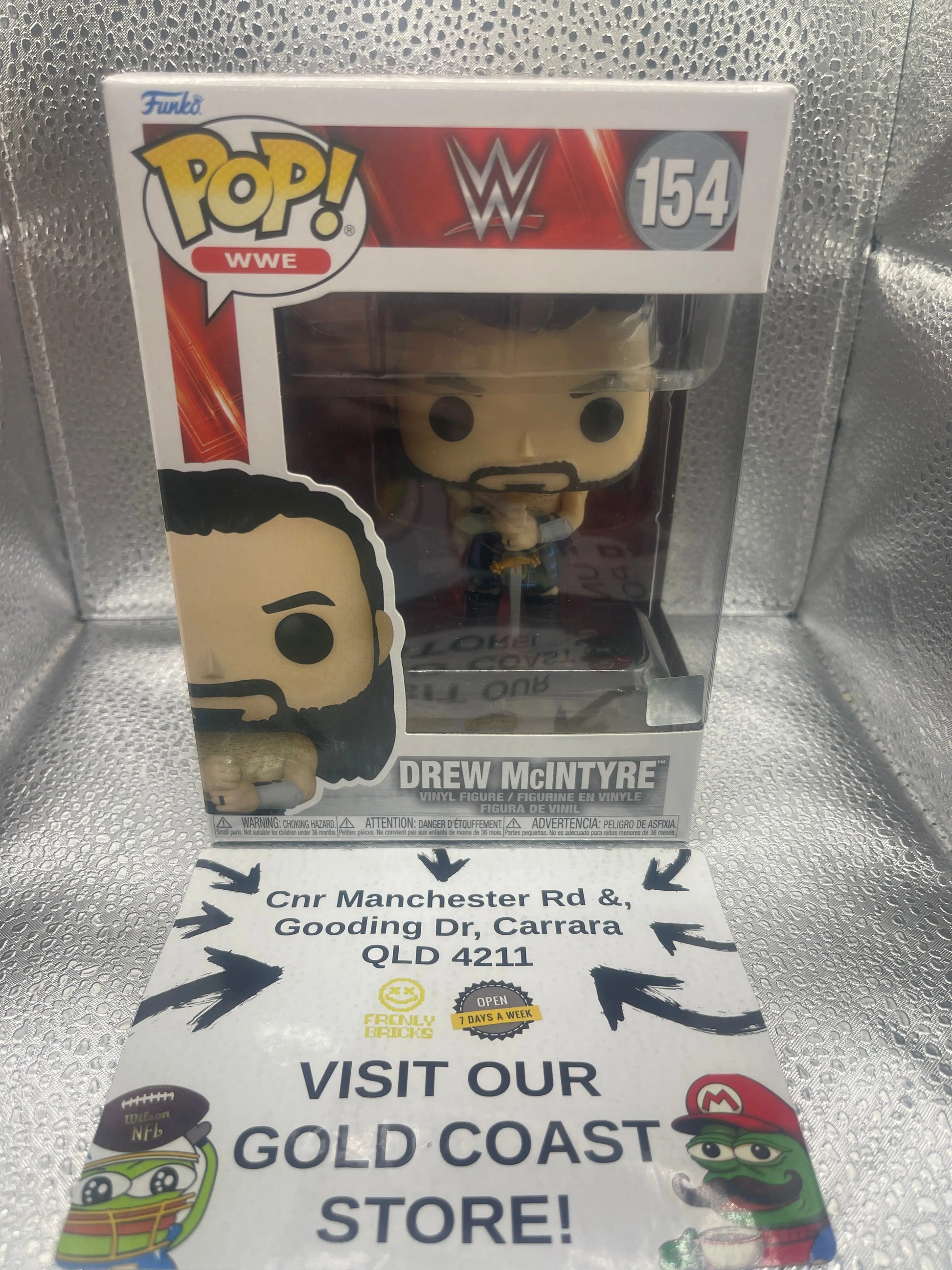 Funko Pop! Vinyl: WWE - Drew McIntyre #154 FRENLY BRICKS - Open 7 Days