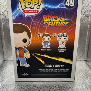 Funko POP - Movies - Back to the Future - Marty Mcfly #49 FRENLY BRICKS - Open 7 Days