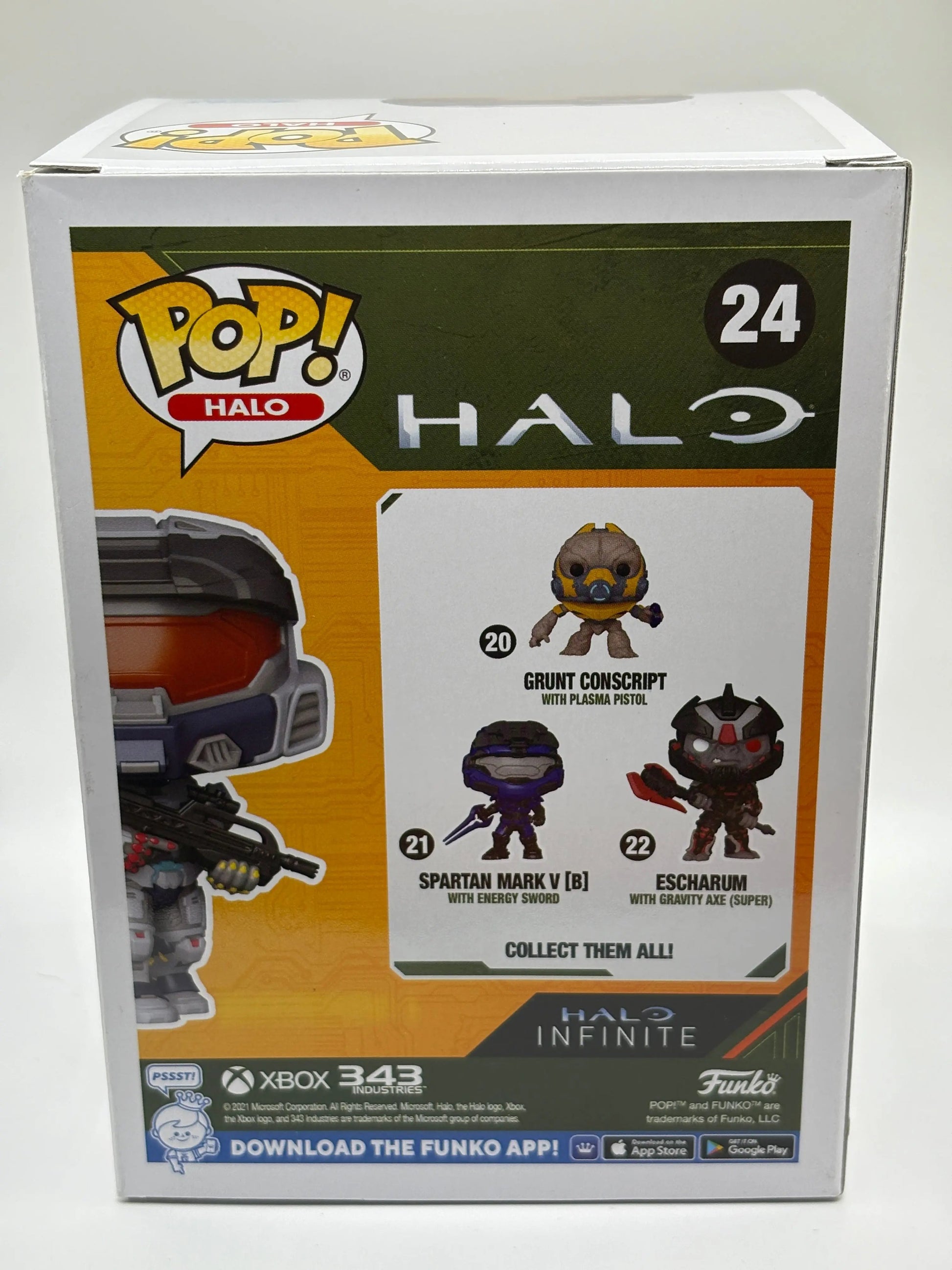 Funko POP! Halo Halo #24 Spartan Mark VII with BR75 Battle Rifle FRENLY BRICKS - Open 7 Days