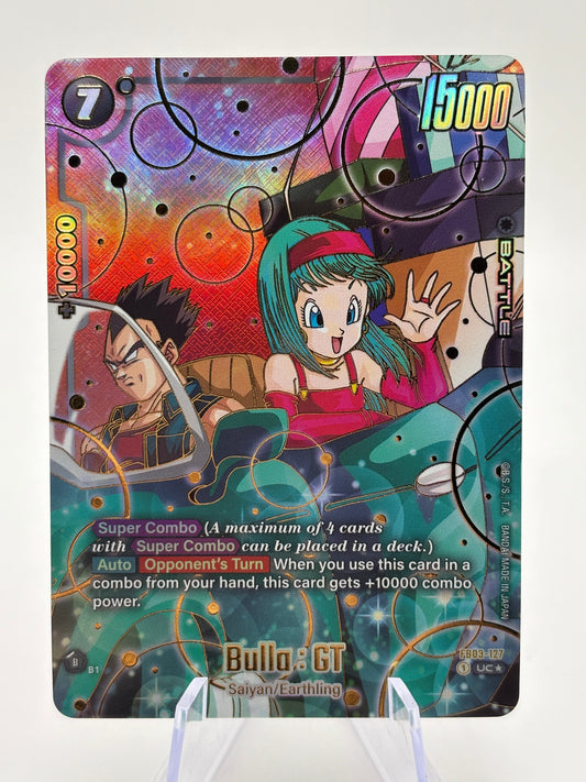 Dragon Ball Super Fusion World - Bulla : GT FB03-127 UC Alternate Art NM FRENLY BRICKS - Open 7 Days