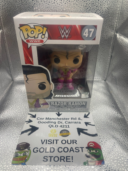 Funko Pop! WWE Razor Ramon #47 FRENLY BRICKS - Open 7 Days