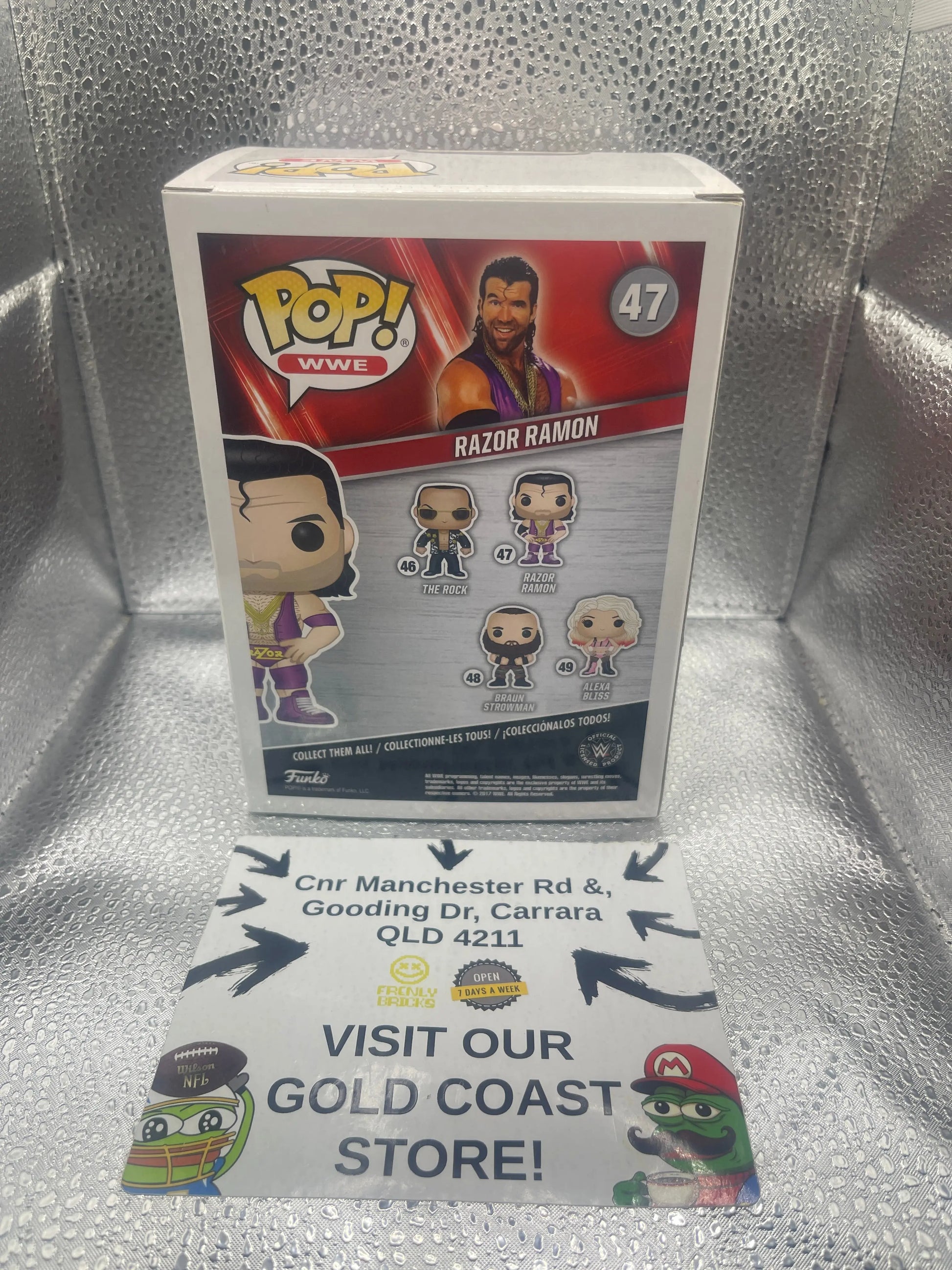 Funko Pop! WWE Razor Ramon #47 FRENLY BRICKS - Open 7 Days