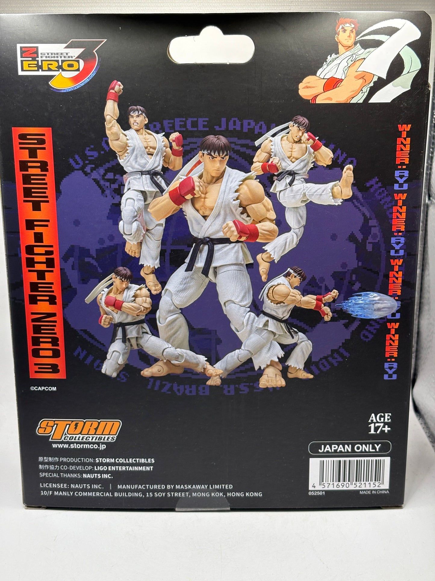 Storm Arena Collectibles 1/12 Ryu Action Figure (Street Fighter Zero Alpha 3) FRENLY BRICKS - Open 7 Days