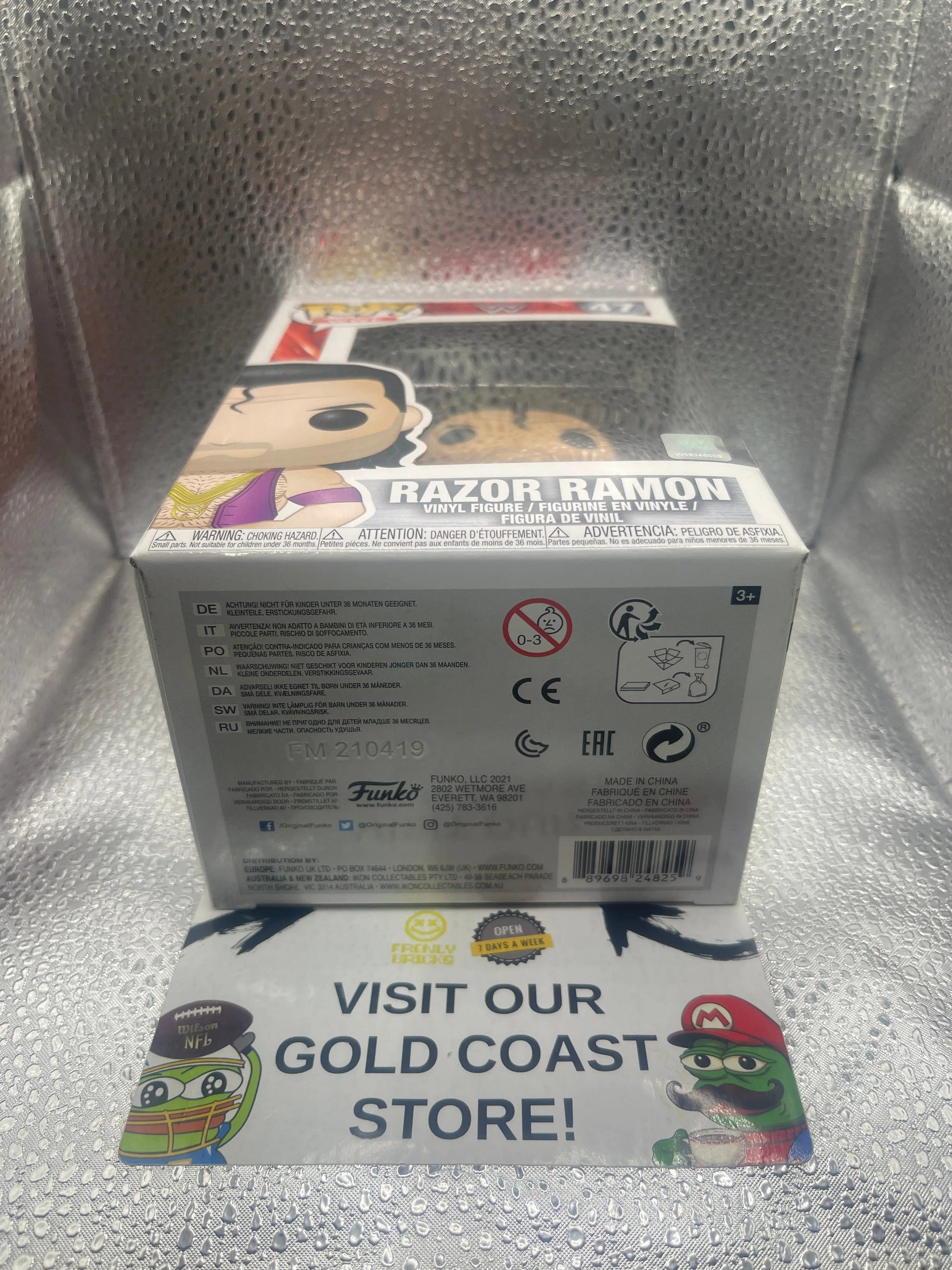 Funko Pop! WWE Razor Ramon #47 FRENLY BRICKS - Open 7 Days