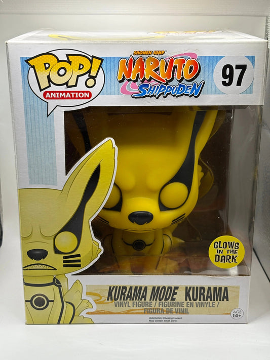 Funko POP! Animation Naruto Shippuden #97 Kurama Mode Kurama Glow FRENLY BRICKS - Open 7 Days