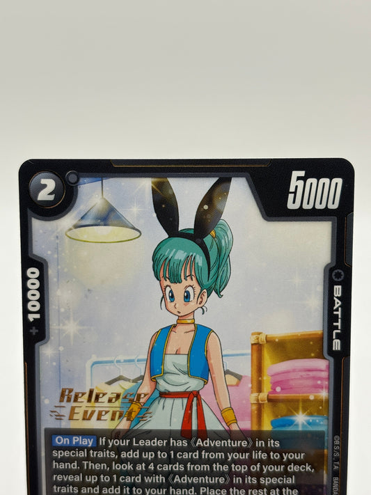 Dragon Ball Super Fusion World - Bulma FB07-115 Release Event Stamp NM FRENLY BRICKS - Open 7 Days
