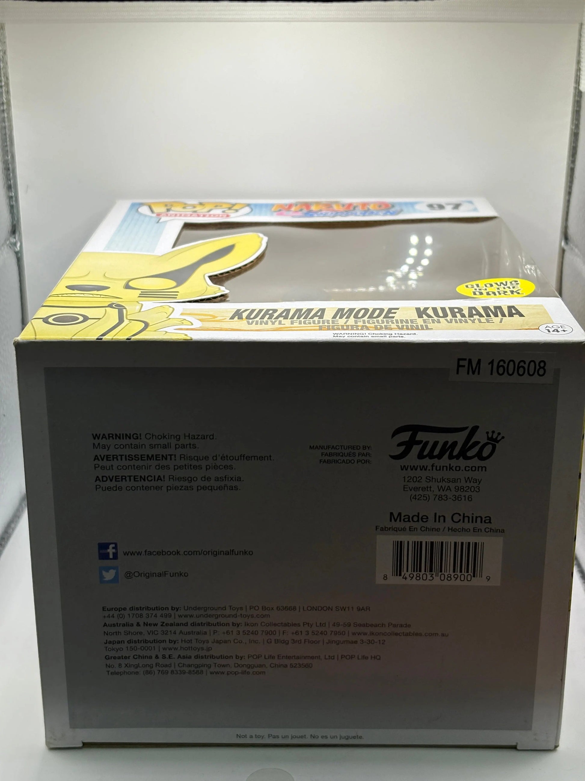 Funko POP! Animation Naruto Shippuden #97 Kurama Mode Kurama Glow FRENLY BRICKS - Open 7 Days