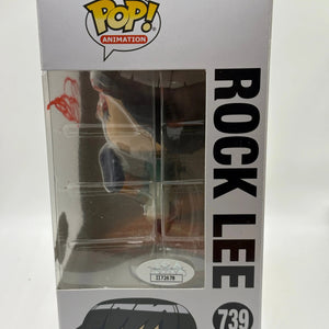 Funko POP! Animation Naruto Shippuden #739 Rock Lee SE Signed JSA Certified FRENLY BRICKS - Open 7 Days