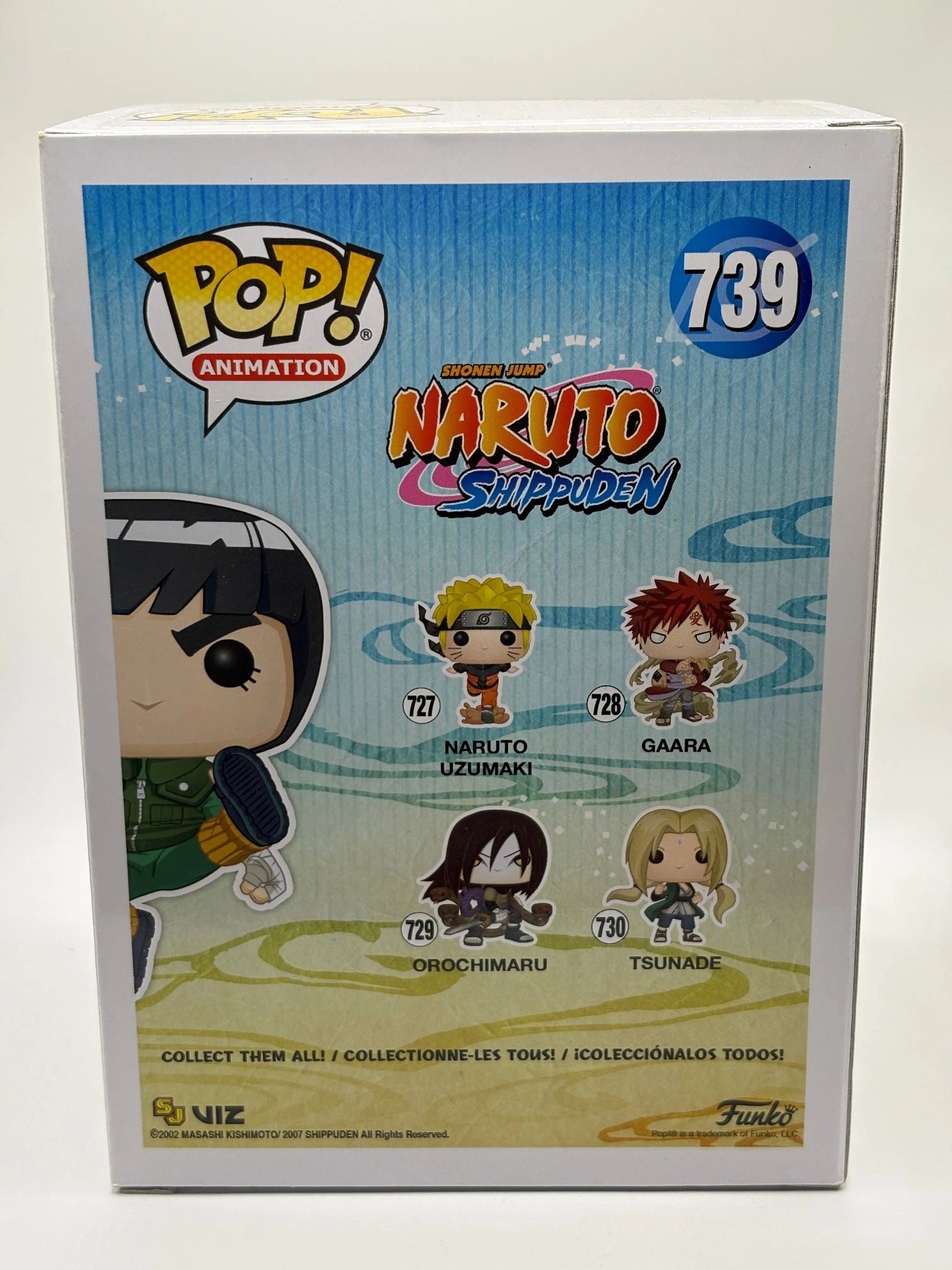 Funko POP! Animation Naruto Shippuden #739 Rock Lee SE Signed JSA Certified FRENLY BRICKS - Open 7 Days