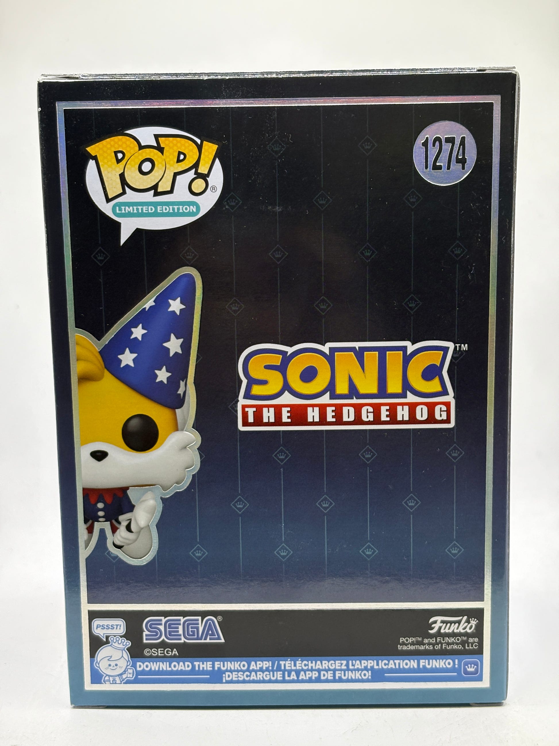 Funko POP! Limited Edition Sonic #1274 Tails as Wizard 9500 Pcs image 3