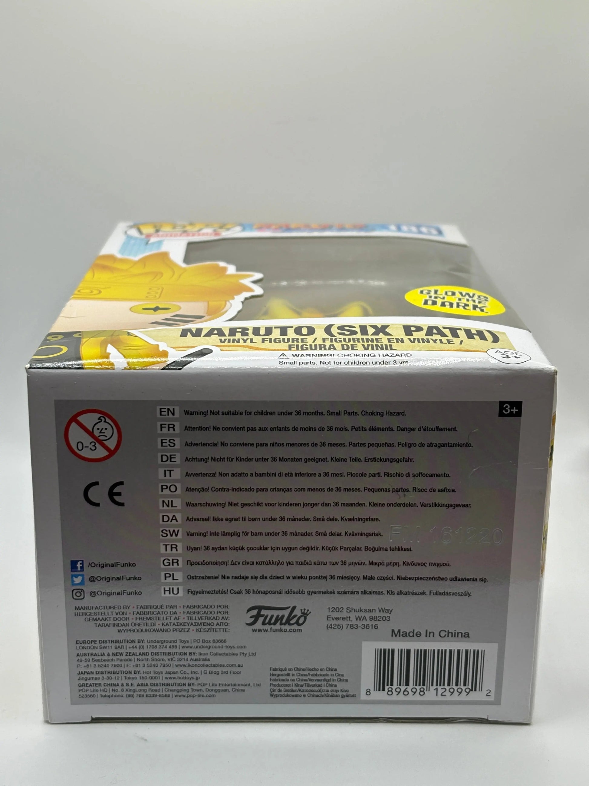 Funko POP! Animation Naruto Shippuden #186 Naruto Six Path Glow Big Sticker FRENLY BRICKS - Open 7 Days