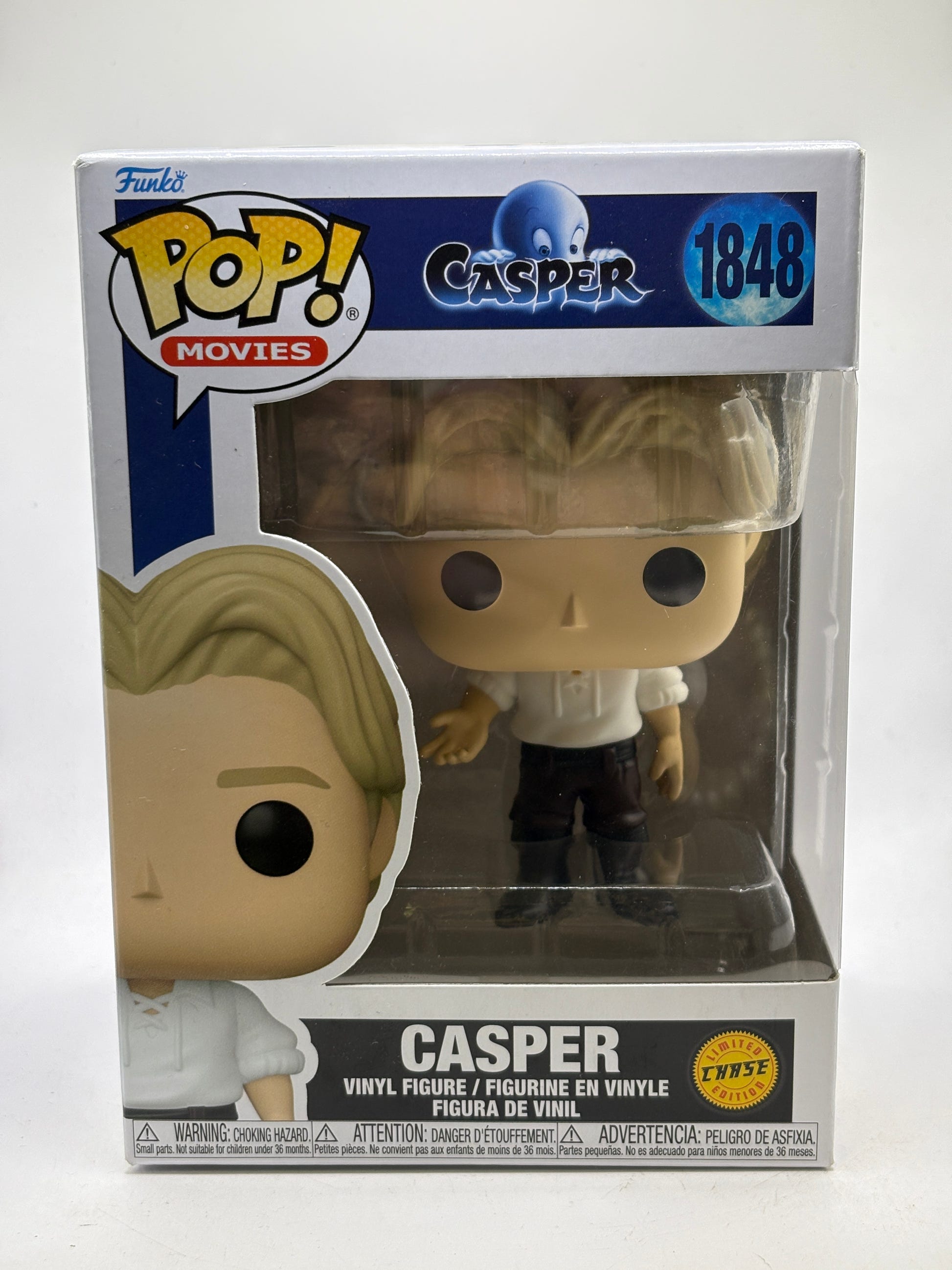 Funko POP! Movies Casper #1848 Casper Limited Chase Vinyl Figure image 1