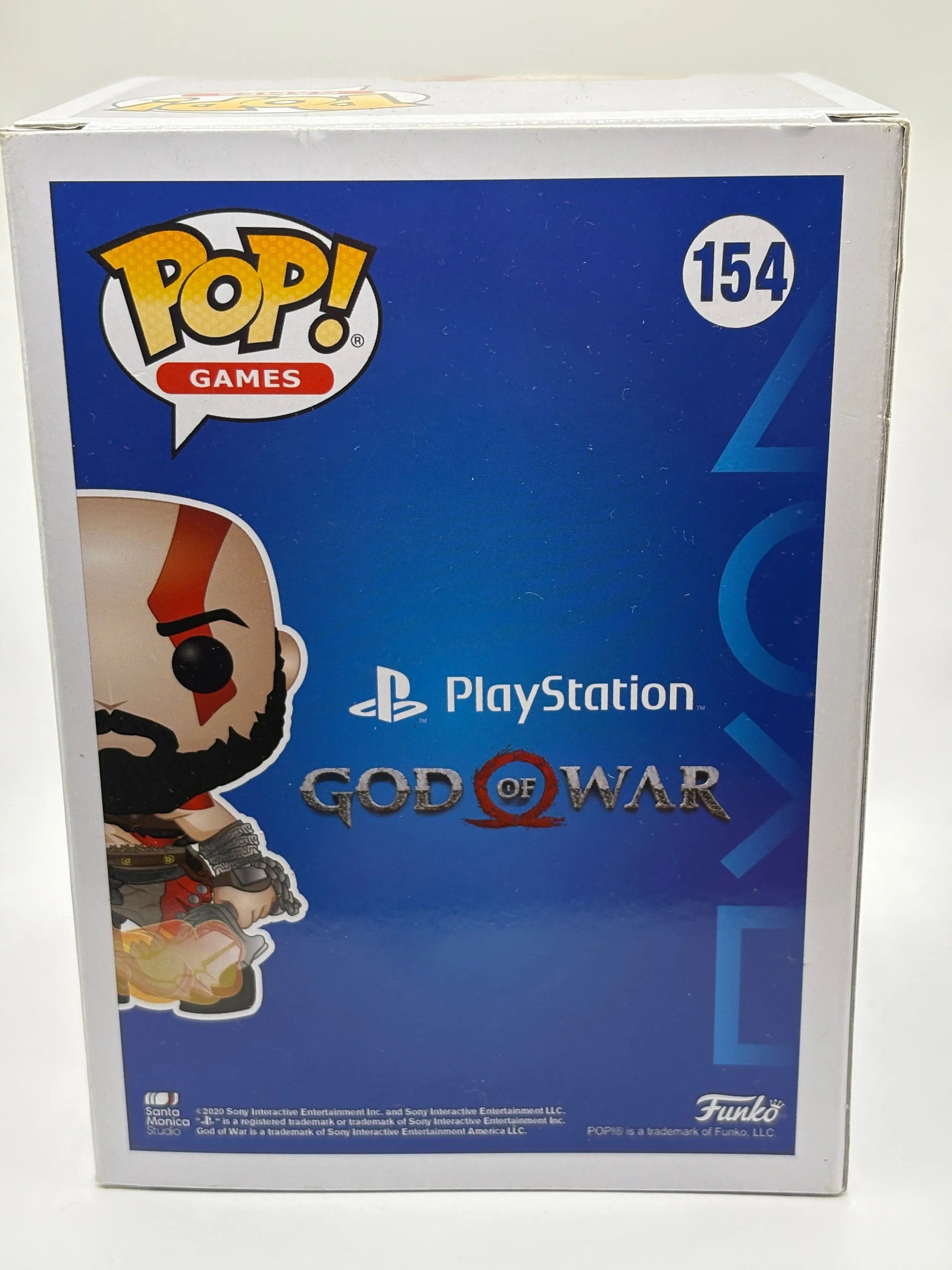 Funko POP! Games Playstation #154 Kratos with the Blades of Chaos Glow SE FRENLY BRICKS - Open 7 Days