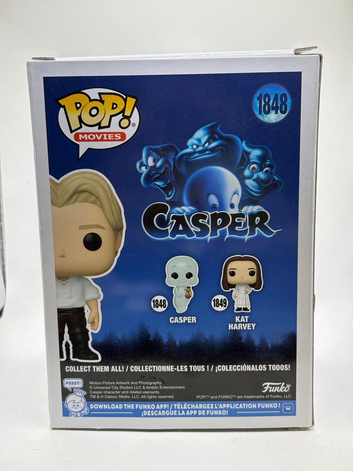 Funko POP! Movies Casper #1848 Casper Limited Chase Vinyl Figure image 3