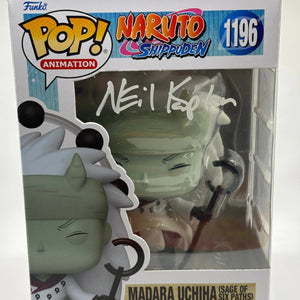 Funko POP! Animation Naruto #1196 Madara Uchiha Signed with Cert Neil Kaplan FRENLY BRICKS - Open 7 Days