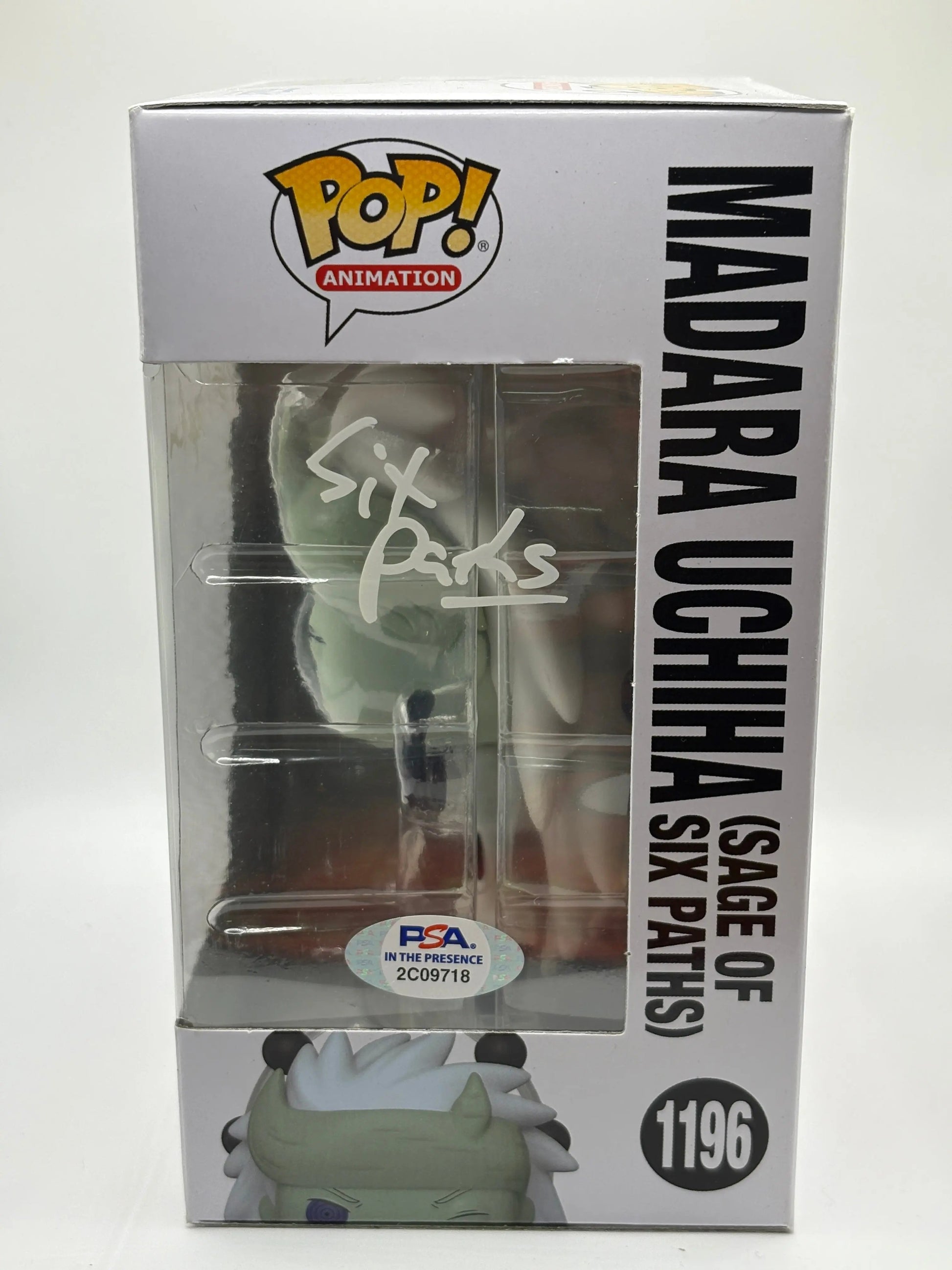 Funko POP! Animation Naruto #1196 Madara Uchiha Signed with Cert Neil Kaplan FRENLY BRICKS - Open 7 Days