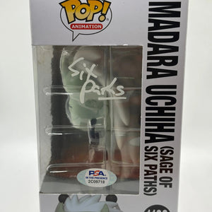 Funko POP! Animation Naruto #1196 Madara Uchiha Signed with Cert Neil Kaplan FRENLY BRICKS - Open 7 Days